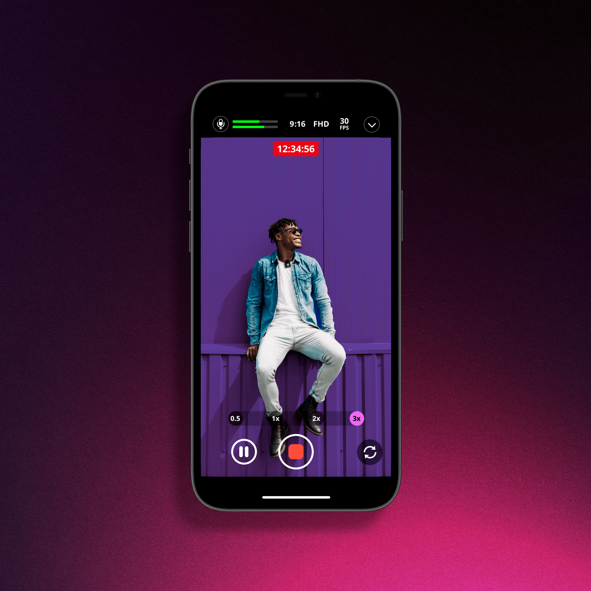 RØDE Capture recording screen